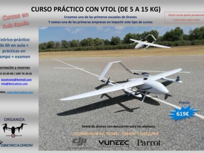 Curso práctico VTOL drones, Ibericadron