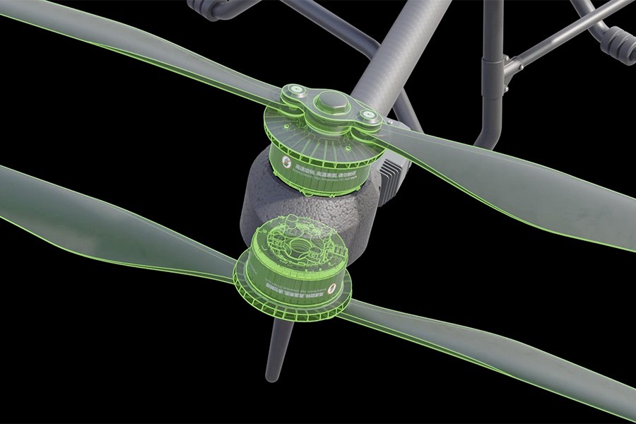 DJI Agras T40 doble rotor