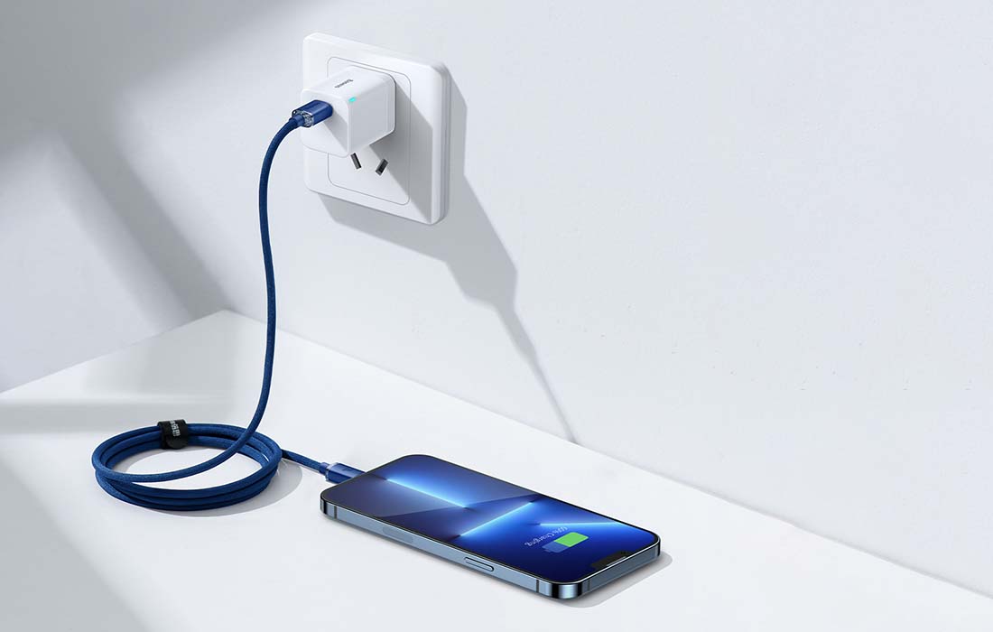 Cable USB-C a Lightning, 20W, 1,2m (azul) Baseus