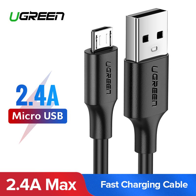 Cable de carga y transmisión de datos Ugreen 1 metro 2.4A