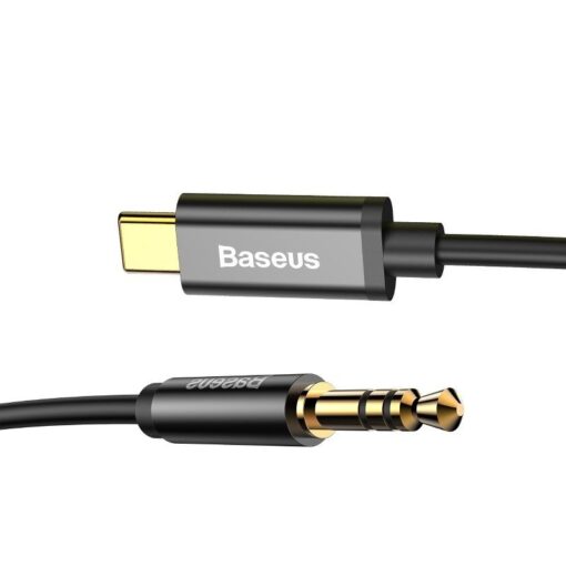 Cable de Audio USB-C a mini jack 3,5 mm negro