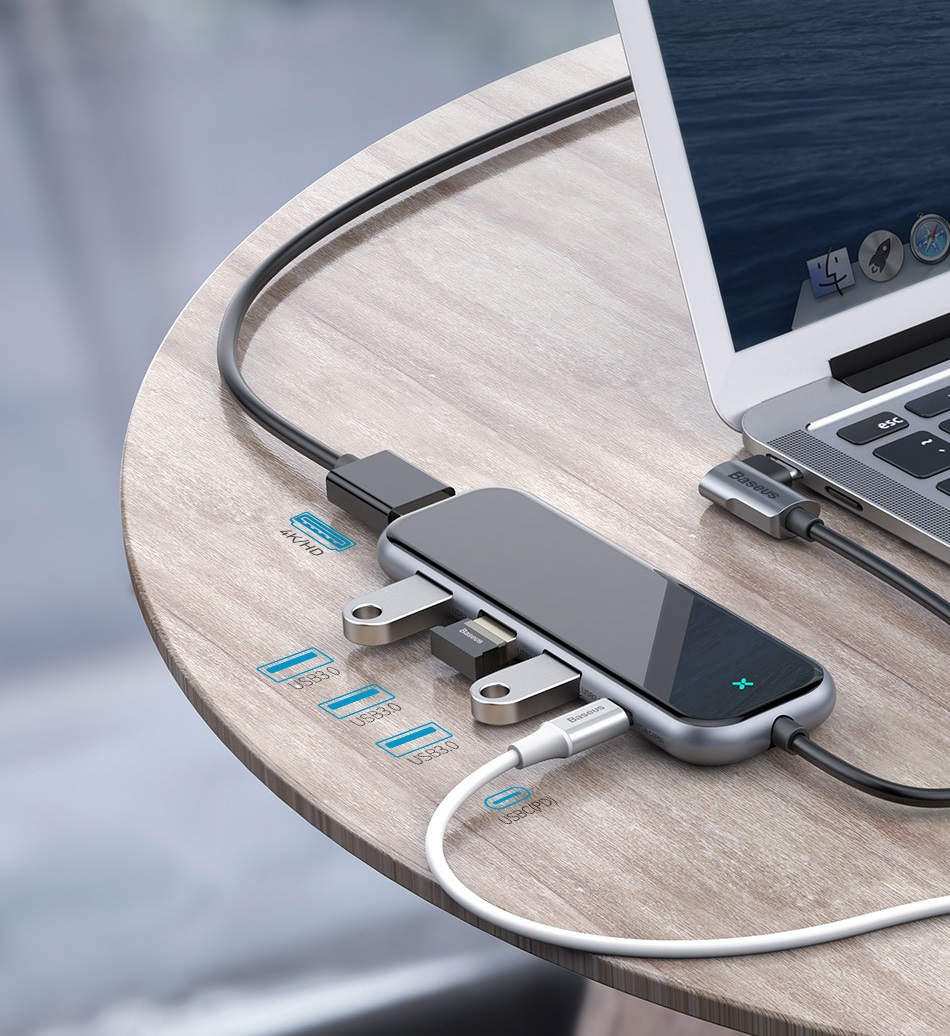 Hub Adaptador 5 en 1 baseus