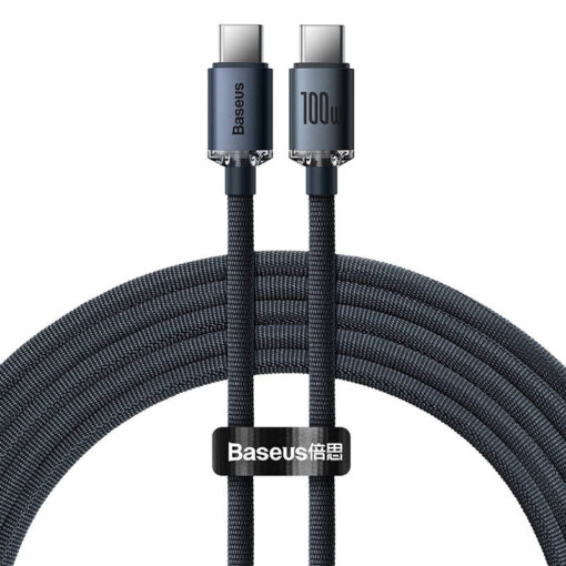 Cable Baseus USB C a USB C 100W 1.2m negro
