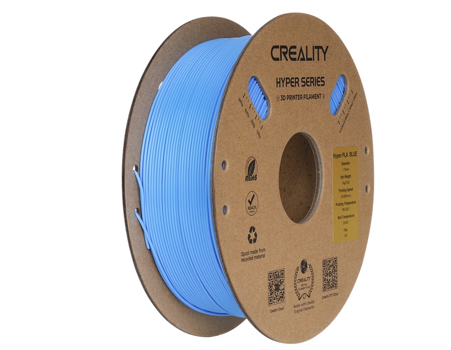 Hyper PLA Filamento color azul Creality